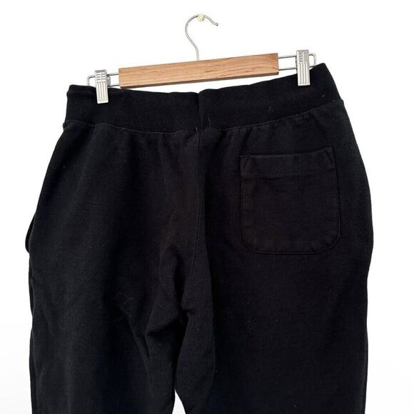 Champion Reverse Weave Black Big C Logo Joggers Large - Picture 8 of 11
